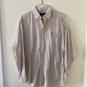 Ralph Lauren Mens Casual Button Down size L